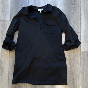 Michael Stars Black Long Sleeved Dress